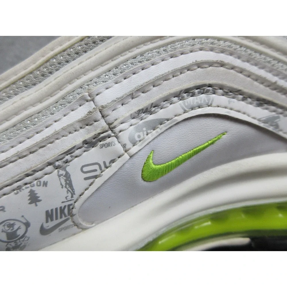 Nike Air Max 97 Reflective Logos Shoes Size 6.5Y‎ Womens 8 921522-108 Sneakers
